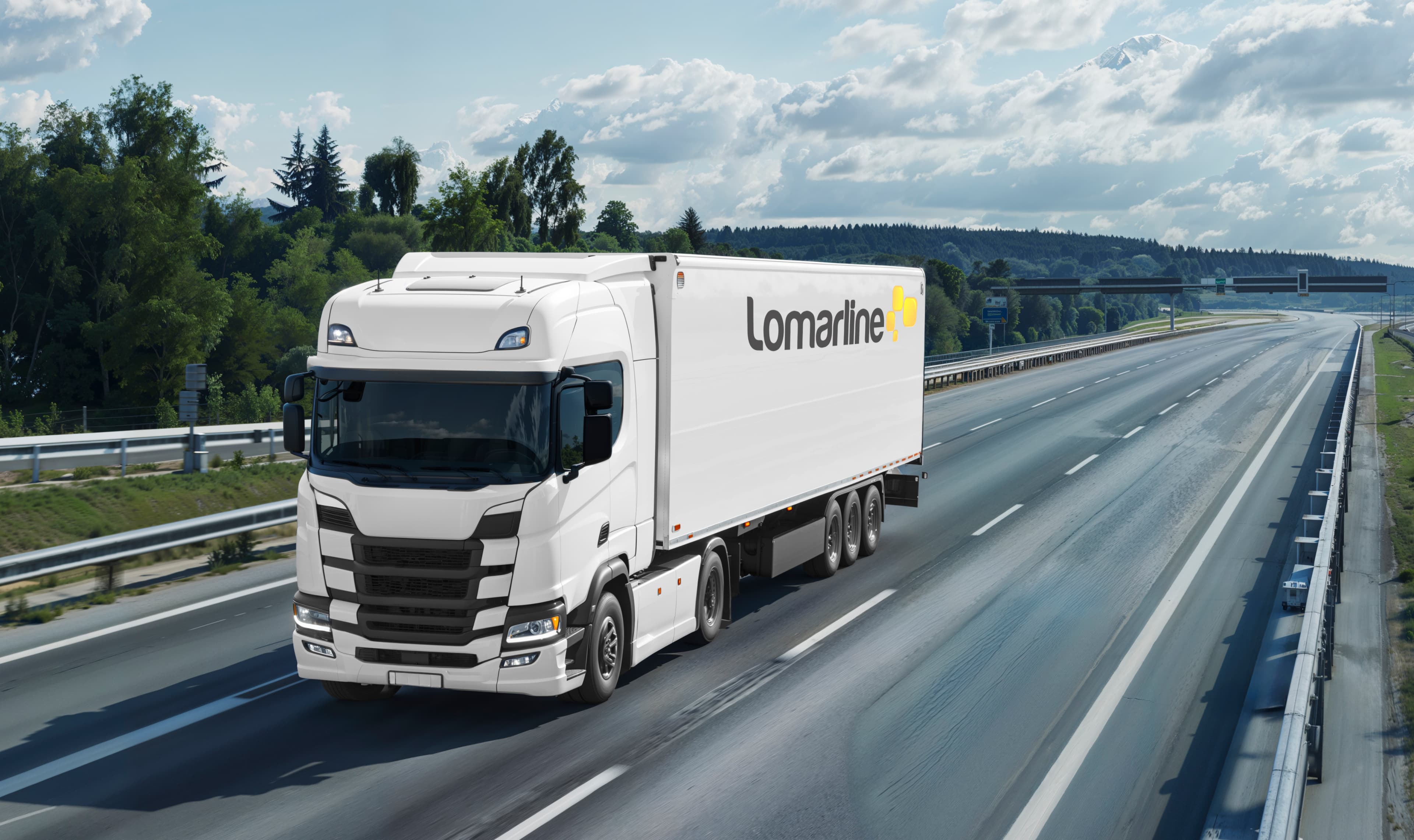 Lomarline logistics truck